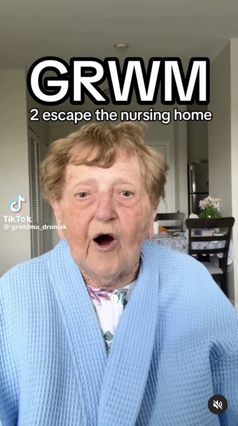 senior citizen - Grwm 2 escape the nursing home Tik Tok 7